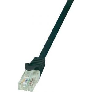 Logilink CP2063U - Câble réseau Cat6 U/UTP AWG24 3 m Noir