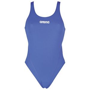 Image de Arena Solid Swim Tech Bain, Femme, Solid Swim Tech, Bleu (Navy/White), 34