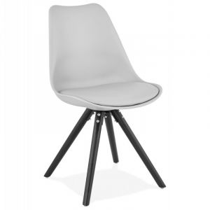 Image de Kokoon Chaise design MOMO CH01900GRBL. Produit Neuf ! Garantie 0 ans !