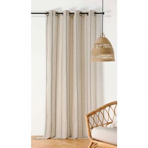 Homemaison Voilages Linder SARAH Beige - Taille 145x275 cm