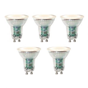Lot de 5 GU10 dimbare LED lamp lux sensor 3W 200 lm 2700K