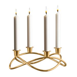 Georg Jensen Porte-Bougie Season - Or