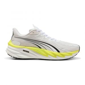 Puma Velocity Nitro 4 Chaussure de running sans stabilisateurs Hommes-blanc, jaune lemon, Pointure 43
