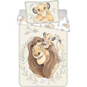 Disney - Parure "Le Roi Lion" - Housse De Couette 100 X 135 + Taie 40 X 60 Cm