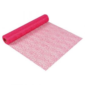 Viphome 6CHT016RH Chemin de Table Maille Rose 30 x 500 cm
