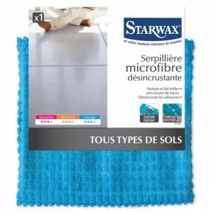 Starwax Serpillière microfibre désincrustante 50 x 70 cm