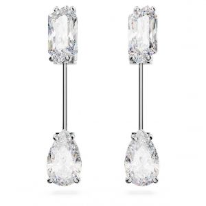 Swarovski Boucles d'oreilles 5661682 PE BAR CRY/RHS Blanc Mesmera