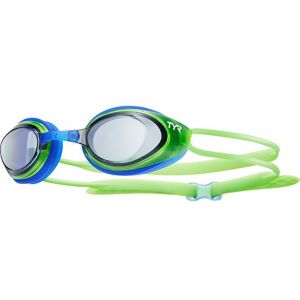 Image de TYR Black Hawk Racing - Lunettes de natation Enfant - vert/bleu Lunettes de natation