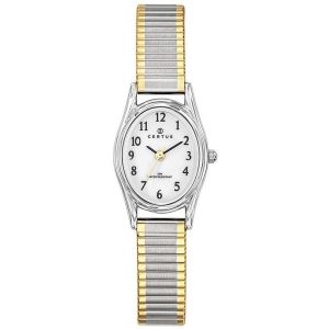 Certus Montre 642369 - Bracelet Acier Bicolore Argenté & Doré Femme