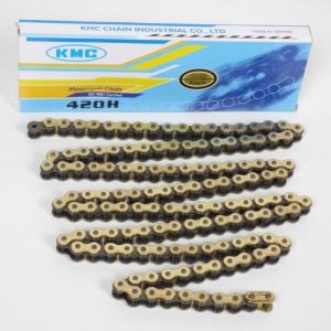 KMC Cha&icirc;ne de transmission pour moto NC Renforc&eacute;e 134 maillons pas 420