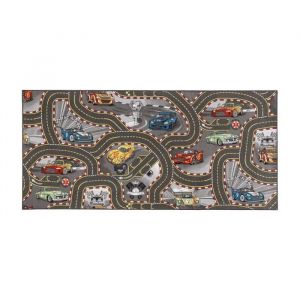Tapis de Jeu Enfant - CARPET STUDIO - Racer - Lavable - Antidérapant - Circuit Voiture