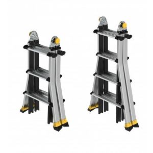 Centaure Echelle télescopique pliante TT3 (4×3 barreaux) ou TT4 (4 x4 barreaux) - 4X4 marches