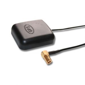 Vhbw Antenne GPS compatible avec Ford MFD MFD2 2 MCD RNS 1 2 3 4 S2 Navi + avec prise SMB (femelle), pied magnétique 5m câble GPS