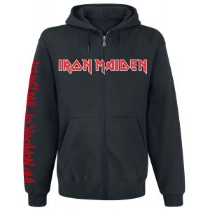 Iron Maiden Sweat-shirt zippé à capuche de - NOTB - S à XXL - pour Homme - noir