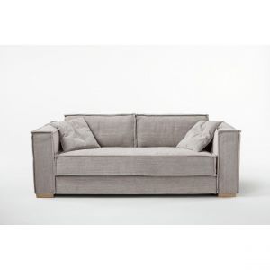Canapé convertible express Gris Clair 3 places ISABELLA