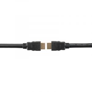 Kramer Cable HDMI C-HM/ETH-6 1.8 m, 18 Gbps, chapado en oro, HDCP 2.2, negro