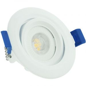 Spot Led Encastrable L’anneau Clane Orientable ESCARGOT 7W 3000k Rond - Digilamp