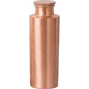 Forrest & Love Gourde en Cuivre "Fleur de Vie" - 1 pcs