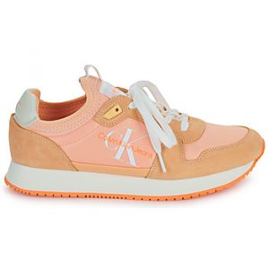 Calvin Klein Baskets basses Jeans RUNNER SO LACEUP NY-LTH Rose - Taille 37,38,39,40,41