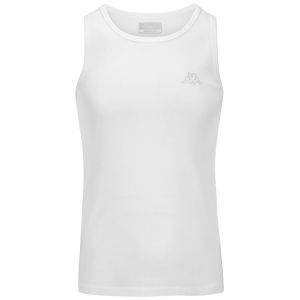 Kappa T-shirt Carsenac sans manches blanc pur - XL