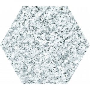 Carrelage hexagonal Harma gris granite 22x25 cm