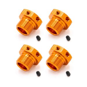 Hobby Tech Hexagones de roues 17mm avec vis de maintien