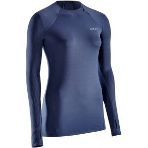 CEP Office Solutions Cold weather LS Shirt Women, bleu S T-shirts course à pied