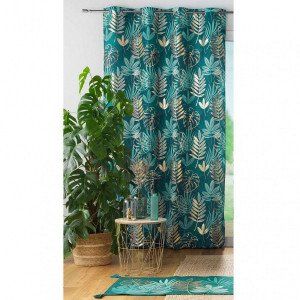 Rideau tamisant (140 x 280 cm) Ornella Vert &eacute;meraude