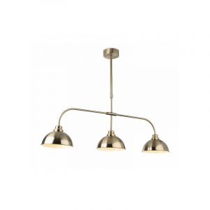 Suspension Eagle 3 ampoules Laiton antique