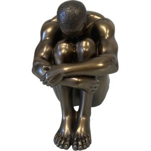 Image de Parasidose Parastone Figurine Véronèse Body Talk en résine - Homme assis 11 cm