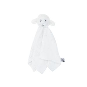 Trois Kilos Sept Doudou mouton lange Wooly BLANC