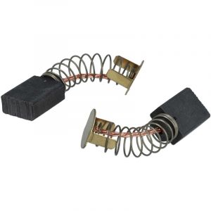 Vhbw 2x balais charbon 6,4 x 12,5 x 20 mm compatible avec Skil F015 174 5A1, 1745 perceuse, meuleuse d'angle + ressort
