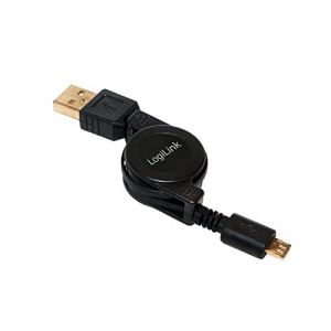 Logilink CU0090 - C&acirc;ble de raccordement USB 2.0 A m&acirc;le / micro B m&acirc;le