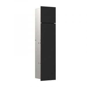 Emco Asis Pure Module WC avec porte-brosse, brosse WC, dérouleur de papier toilette et porte-rouleaux de papier toilette, 975528500,