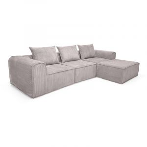Now's Home Canapé d'angle en tissus, COCOON