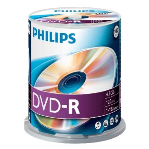 Image de Philips DM4S6A00F - 100 x DVD-R 4.7 Go 16x Spindle