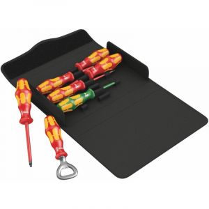 Wera Kraftform 100 is / 7 Kit de tournevis Kraftform Plus s&eacute;rie 100. Partiellement avec un climat r&eacute;duit