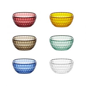 Guzzini Coppette - Vanity - Multicolore - Ø12 cm - Set de 6 pièces