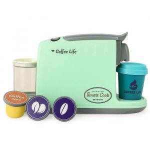 Cafeti&egrave;re Jouet - SHOP-STORY - Sonore et Lumineuse - Tasse Magique - 3 Capsules - D&egrave;s 3 Ans