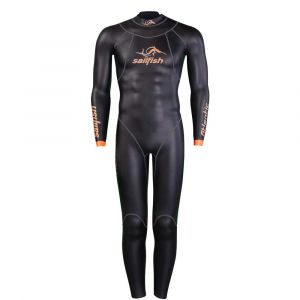 Image de Sailfish Atlantic 2 Wetsuit Men, noir/orange M Combinaisons néoprènes