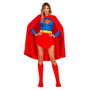 Déguisement Supergirl femme - DC Comics - Funidelia - Rouge - Accessoires inclus