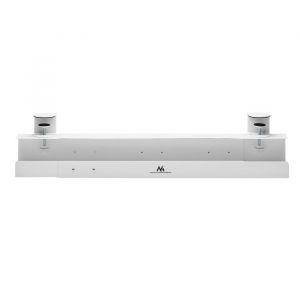 Maclean MC-333 Organisateur de câbles sous table | Organisateur de bureau pour bureau et maison | Guide-câbles et gestion des câbles pour montage sur table | Charge maximale : 5 kg | Longueur réglable