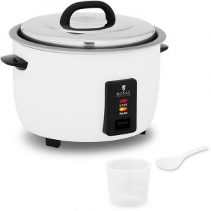 Royal Catering Autocuiseur à riz Cuiseur Vapeur Cuit-Riz Électrique RCRK-10L (1 550 W 10 litres Boîtier Inox)