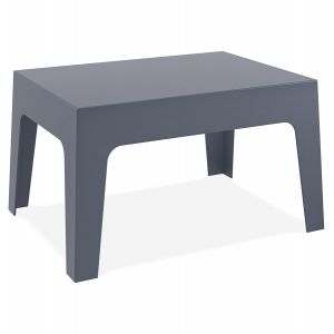 Image de Alter Ego Alterego Table basse 'MARTO' gris foncé en matière plastique