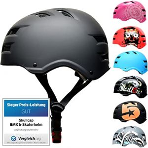 Image de Capital Sports SkullCap Skateboard & BMX Casque De Vélo pour Adultes - 20 Design, Conception: Dark World, Taille: 58-61 cm