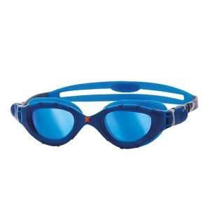 Image de Zoggs Predator Flex Titanium Lunettes Taille Plus Étroite, bleu Lunettes de natation