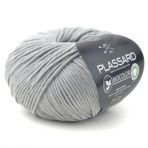Coton à tricoter biologique BIOCOLOR - Plassard 10 Gris - 10 Gris