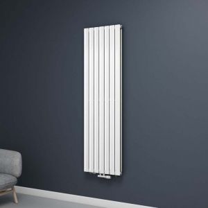 Mai&mai - Radiateur à Eau Chaude Mural Chauffage Central 180x54cm Radiateur Blanc Vertical en Acier Double Couche fv