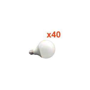 Silamp Ampoule LED E27 12W 220V G95 300° Globe (Pack de 40)