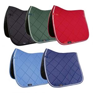 HKM Romy Tapis de selle 3000 Rouge Polyvalence Sang chaud Polyvalence